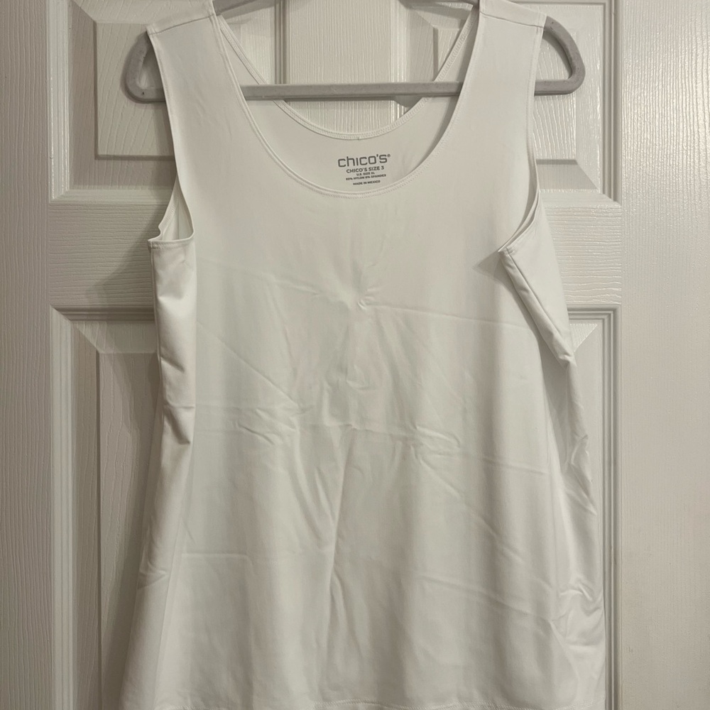 Chico's Classic White Tank Top